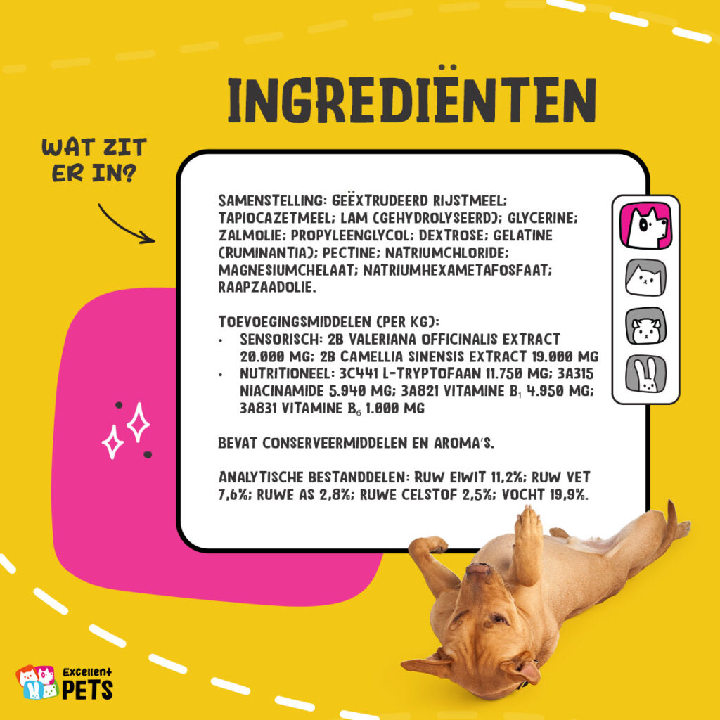 Excellent Pets No Stress Soft Chews 16 x 4 g - Rustgevende Kauwsnoepjes voor Honden - afbeelding 5