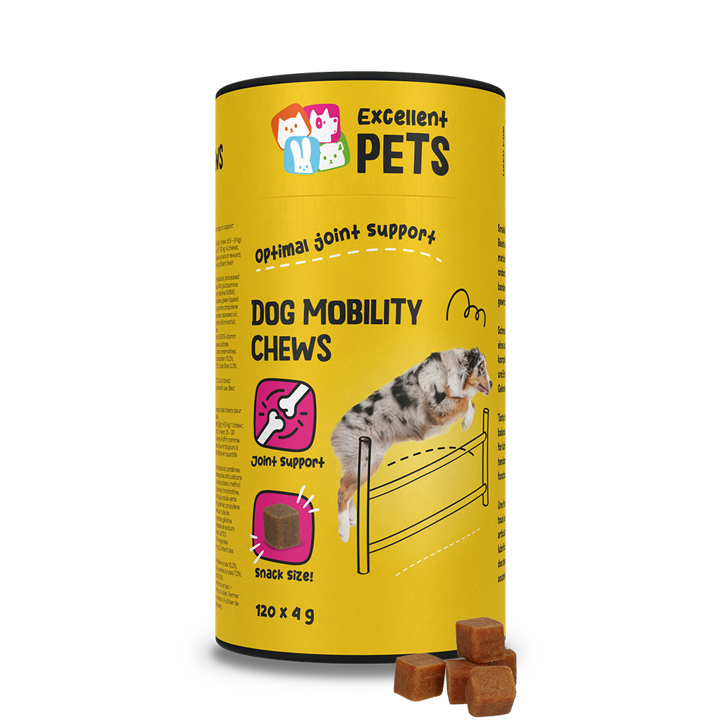 Excellent Pets Dog Mobility Soft Chews 120 Treats - Gewrichtsondersteuning - afbeelding 1