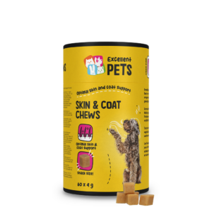 Excellent Pets Skin & Coat Soft Chews 60 Treats voor Honden