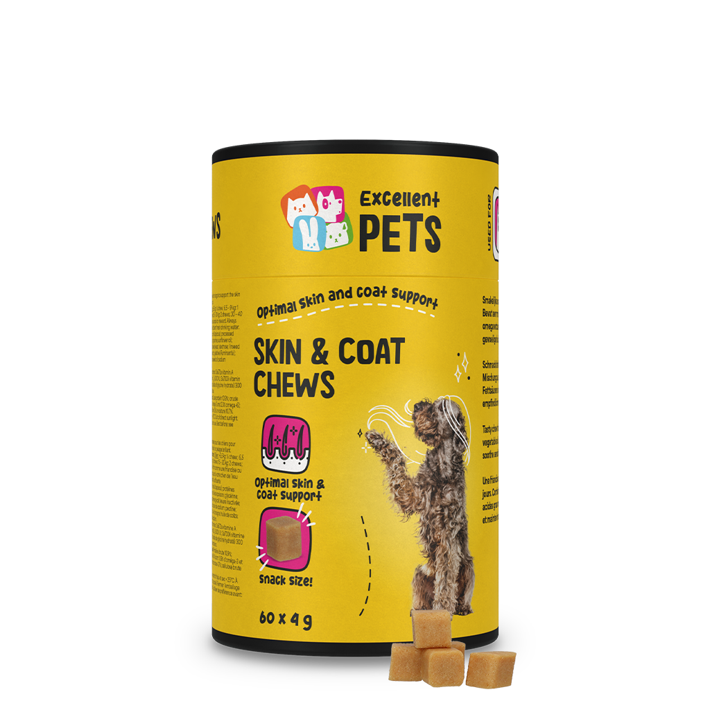 Excellent Pets Skin & Coat Soft Chews 60 Treats voor Honden - afbeelding 1