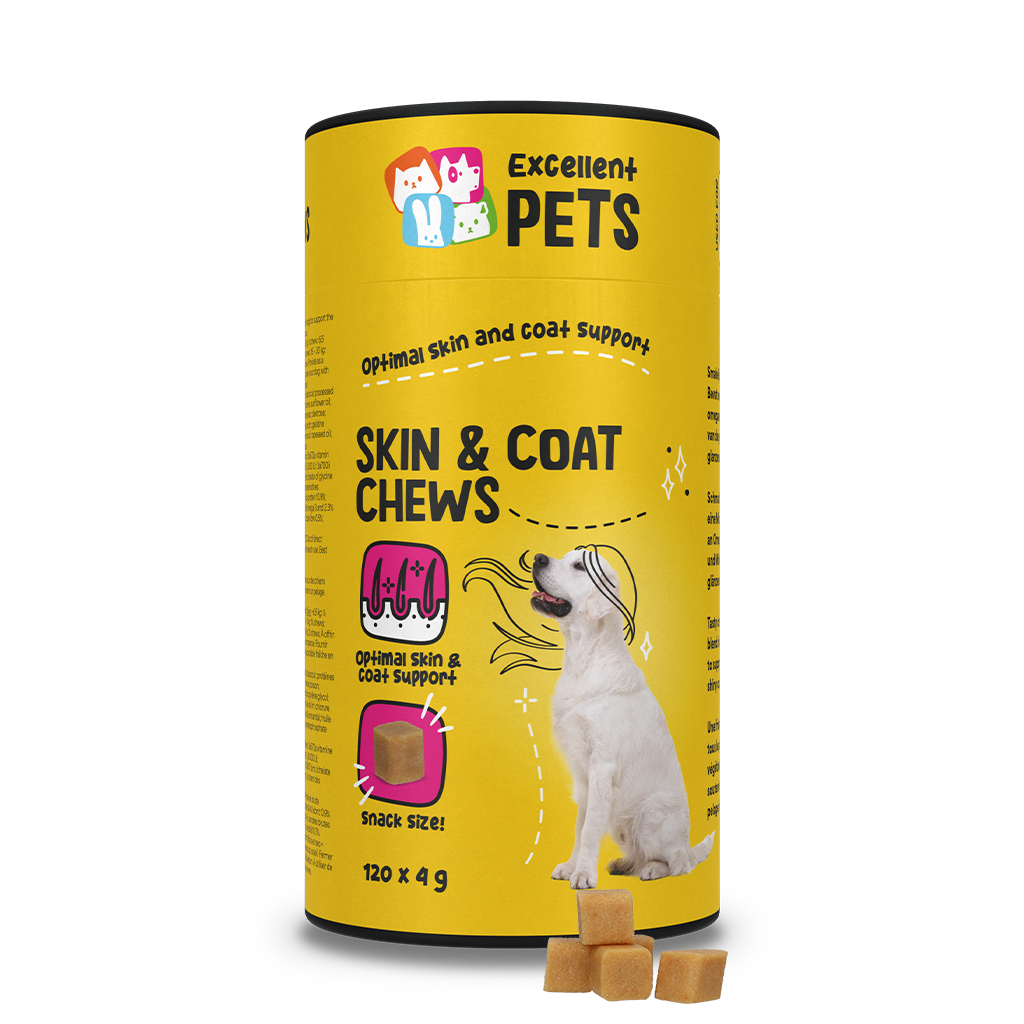 Excellent Pets Skin & Coat Soft Chews 120 Treats voor Honden - afbeelding 1