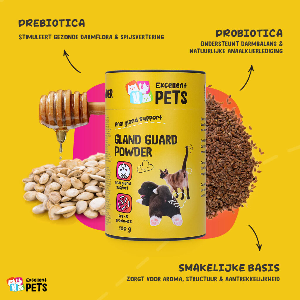 Excellent Pets Gland Guard Poeder voor Honden en Katten - afbeelding 6