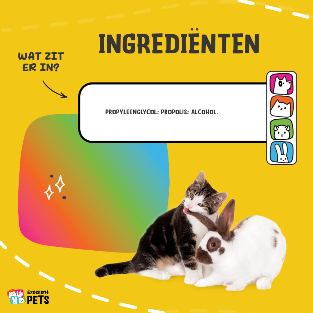 Excellent Pets Propolis Spray 50 ml - Huidverzorging voor Huisdieren - afbeelding 4