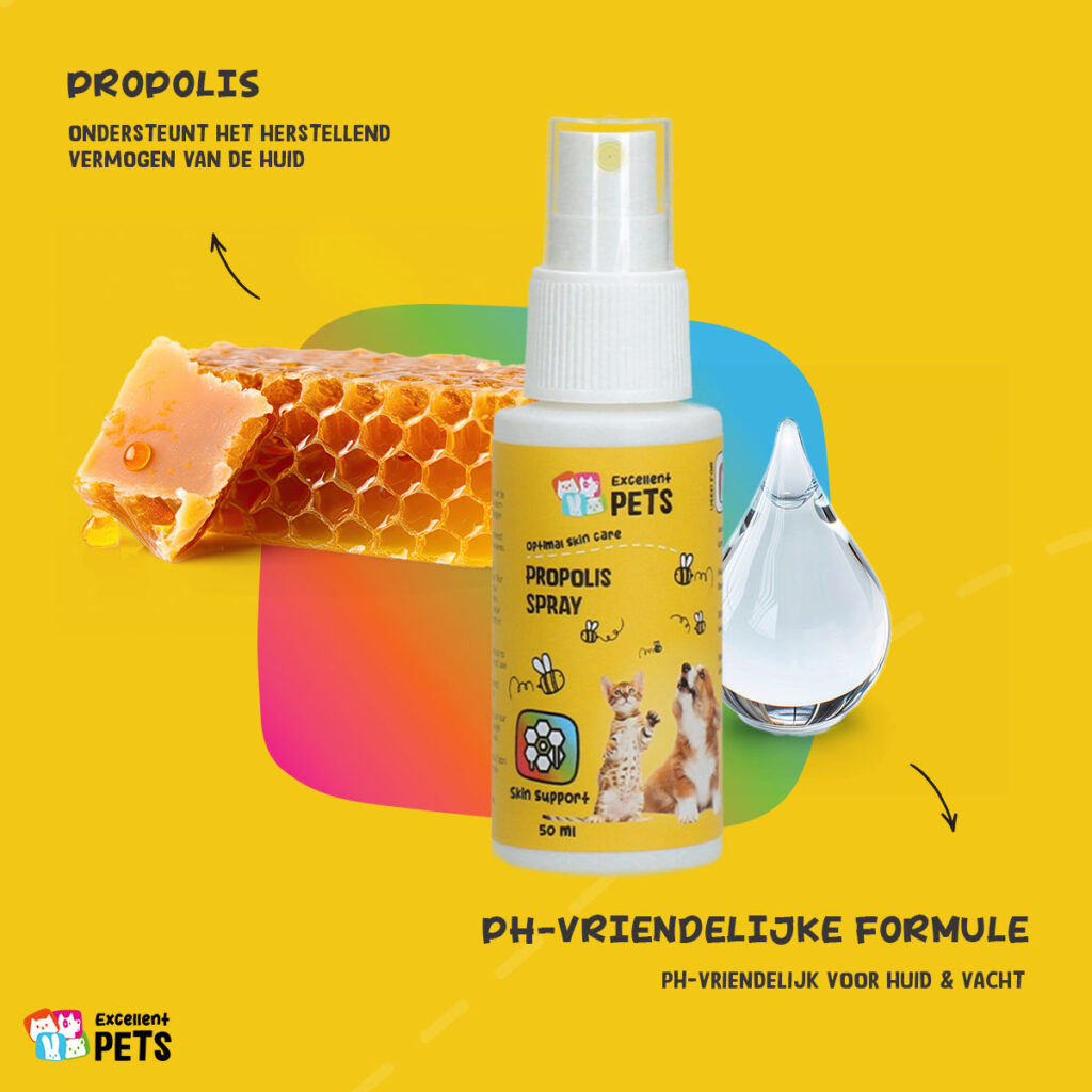 Excellent Pets Propolis Spray 50 ml - Huidverzorging voor Huisdieren - afbeelding 5