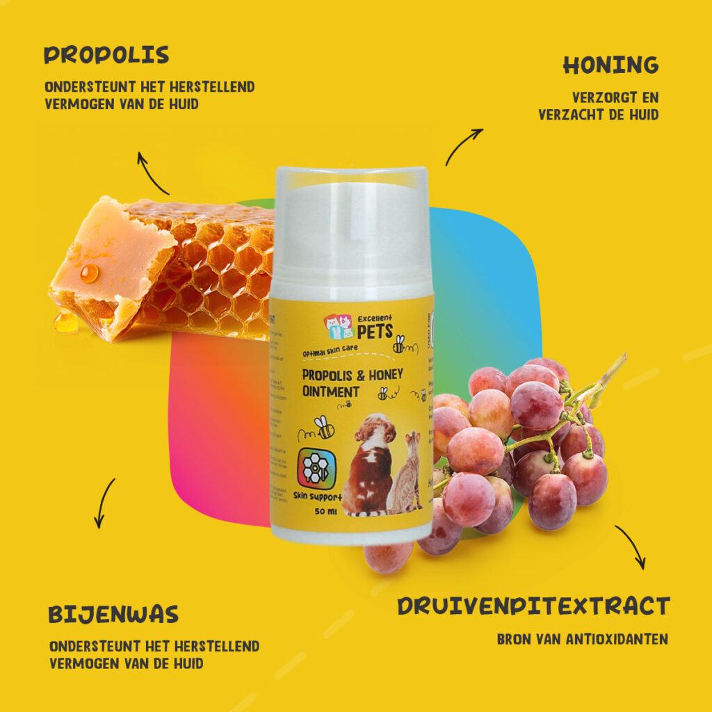 Excellent Pets Propolis & Honey Ointment 50 ml - Verzorgende zalf voor huisdieren - afbeelding 5