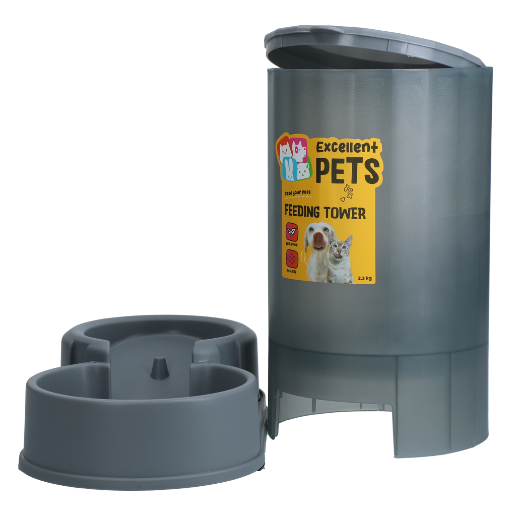 Excellent Pets Feeding Tower - Voertoren voor Honden en Katten - 2,3 kg - afbeelding 3