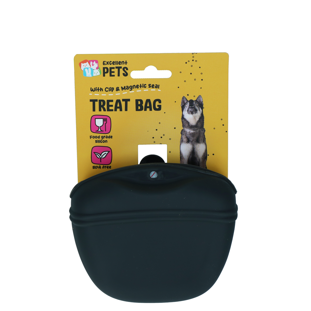 Excellent Pets Treat Bag - Siliconen Beloningszakje met Magneetsluiting - afbeelding 1