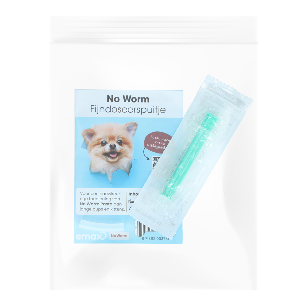 Fijndoseerspuitje No Worm pasta 6 Ce - Emax - afbeelding 1