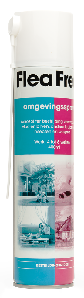Flea Free Omgevingsspray 400ml - Bestrijding van vlooien en insecten