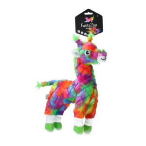 FantaZoo Giraffe - L - Vrolijke knuffel voor honden van gerecycled materiaal