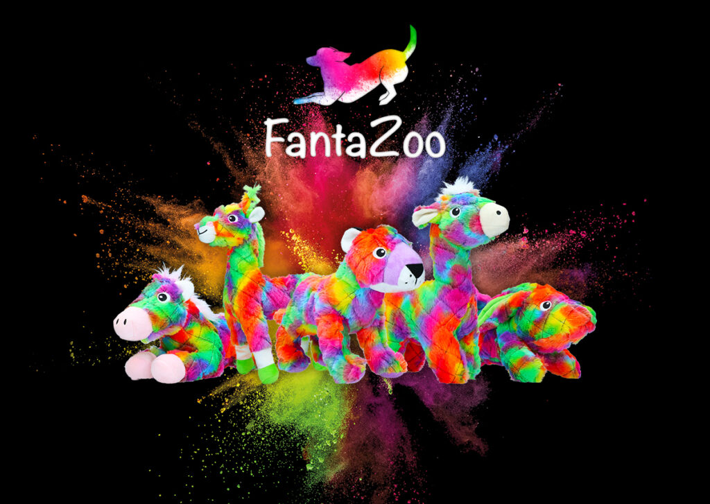 FantaZoo Giraffe - L - Vrolijke knuffel voor honden van gerecycled materiaal - afbeelding 3
