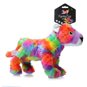 FantaZoo Leopard - L - Gekleurde Knuffel van Gerecycled Materiaal