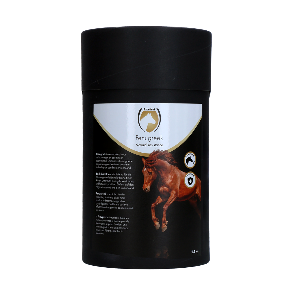 Excellent Horse Fenegriek 2,5 kg - Natuurlijke ondersteuning voor paarden - afbeelding 1