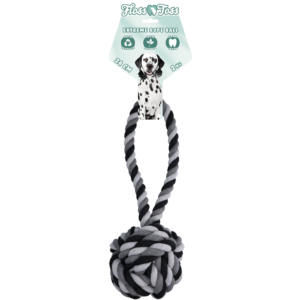 Floss Toss Dental Rope Extreme Tug en Bal - 60 cm