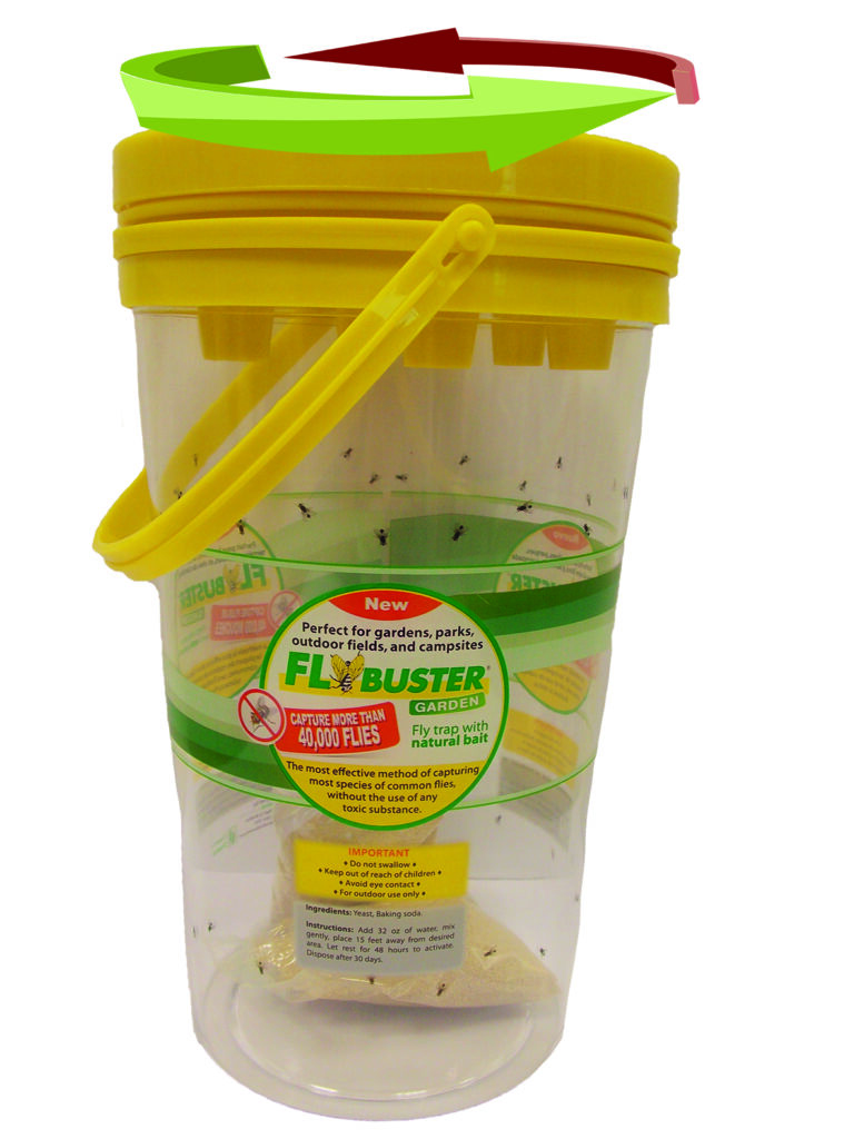 Flybuster Garden Trap - Vliegenval met 40 gram biologische lokstof - afbeelding 6