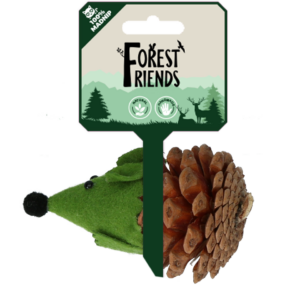 Forest Friends Mouse Groen - Speelgoed voor Katten van Dennenappel en Vilt