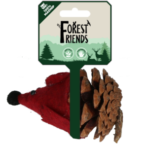 Forest Friends Mouse Rood - Speelgoed voor Katten - 8 cm
