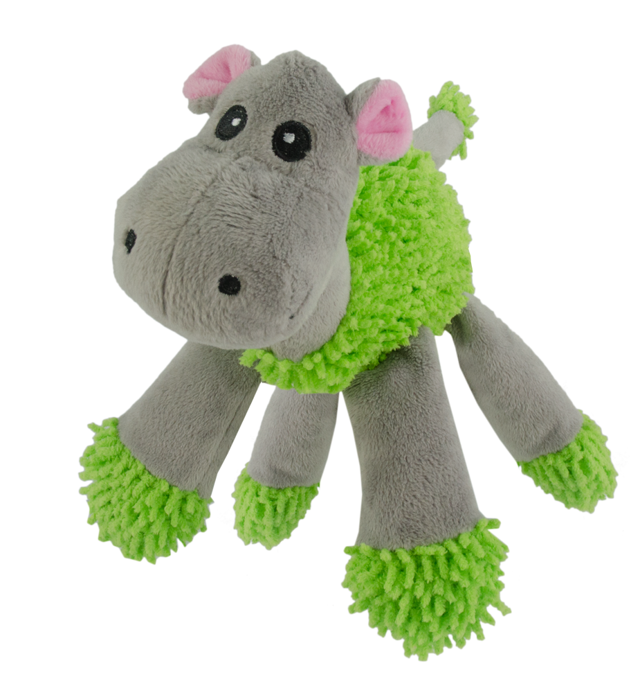 Fuzzle Nijlpaard met 5 piepers - 22 x 22 cm - afbeelding 1