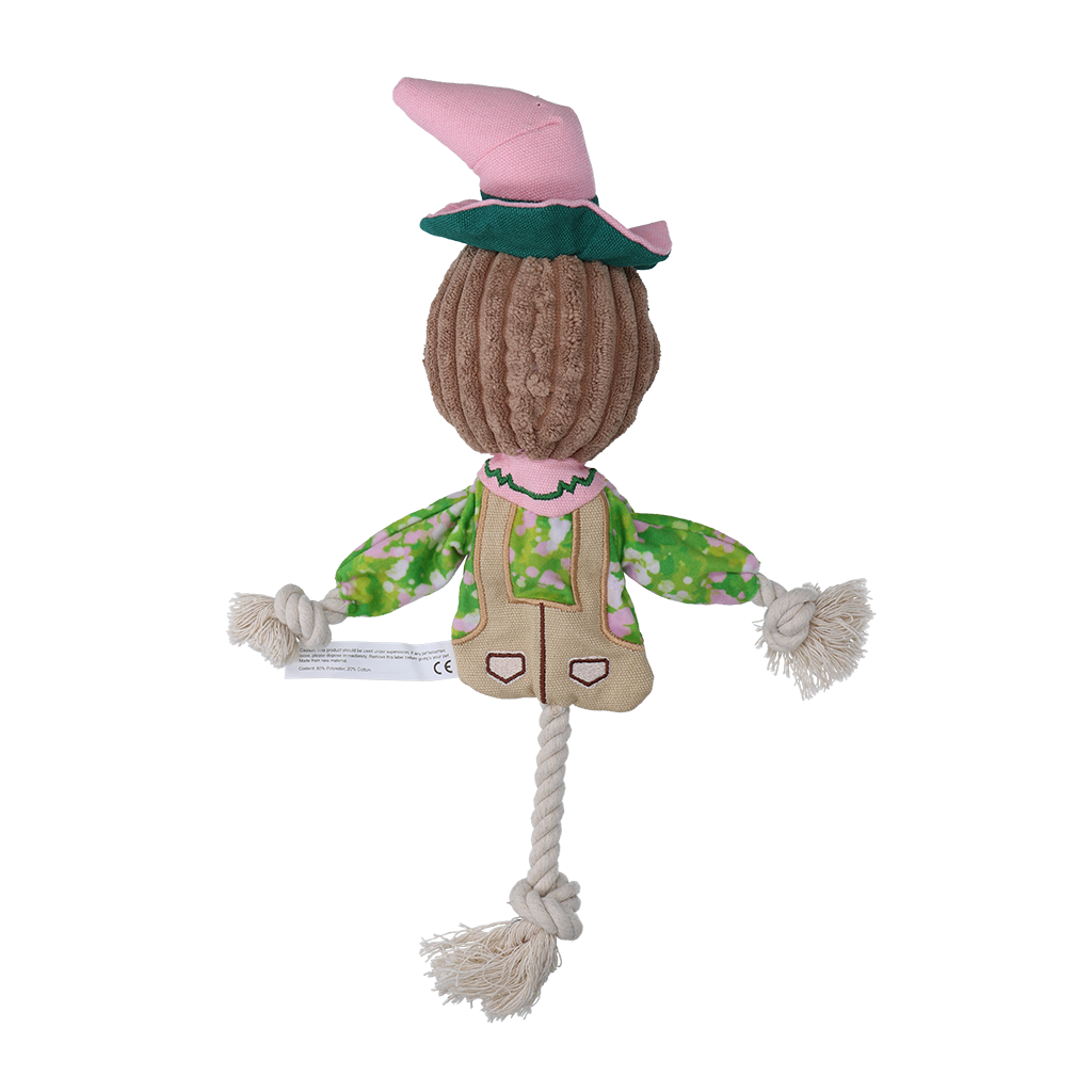 Garden Paws Scarecrow Scary Harry S - Speelgoed voor Honden - afbeelding 3