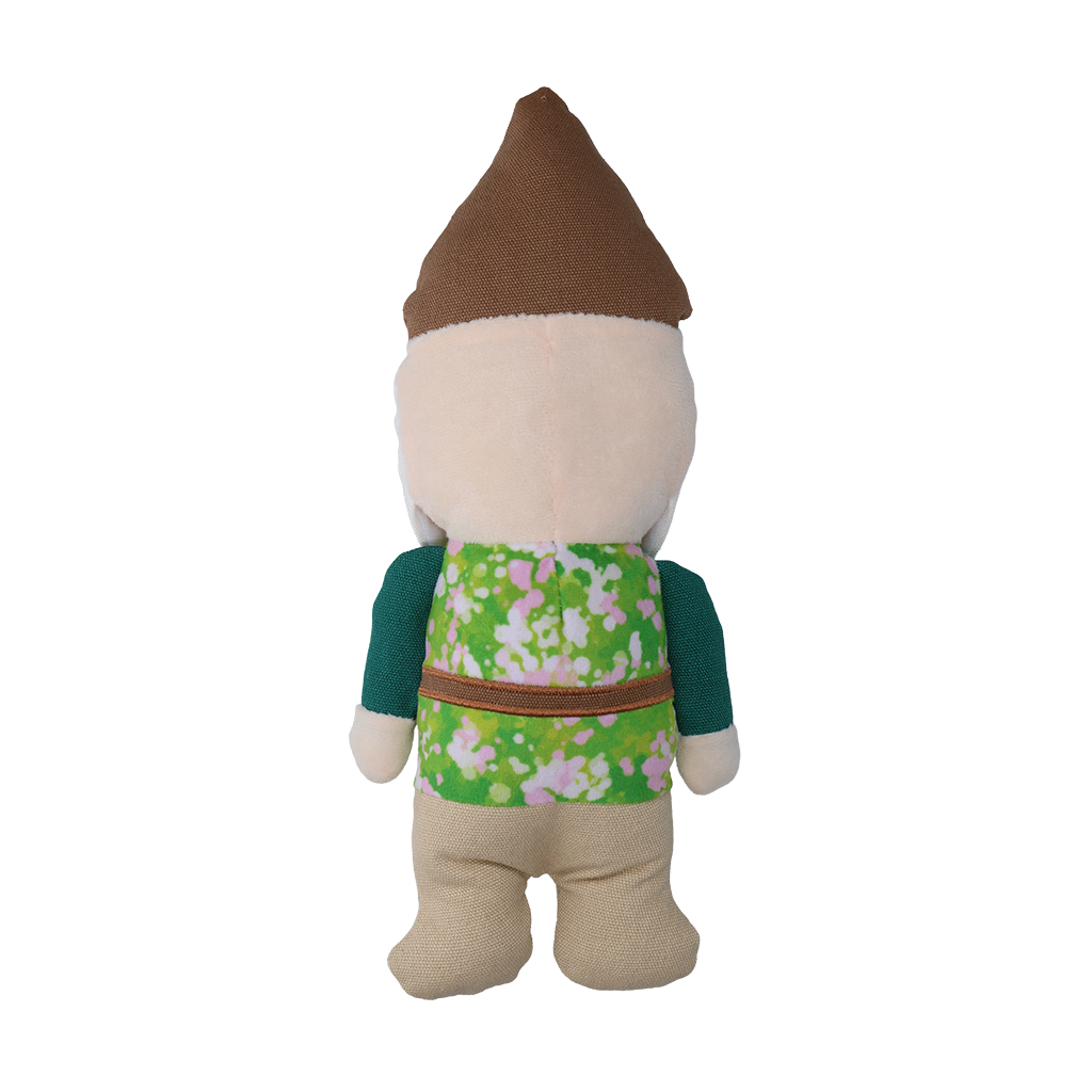 Garden Paws Garden Gnome Smirking Steve M - Speelgoed voor Honden - afbeelding 3