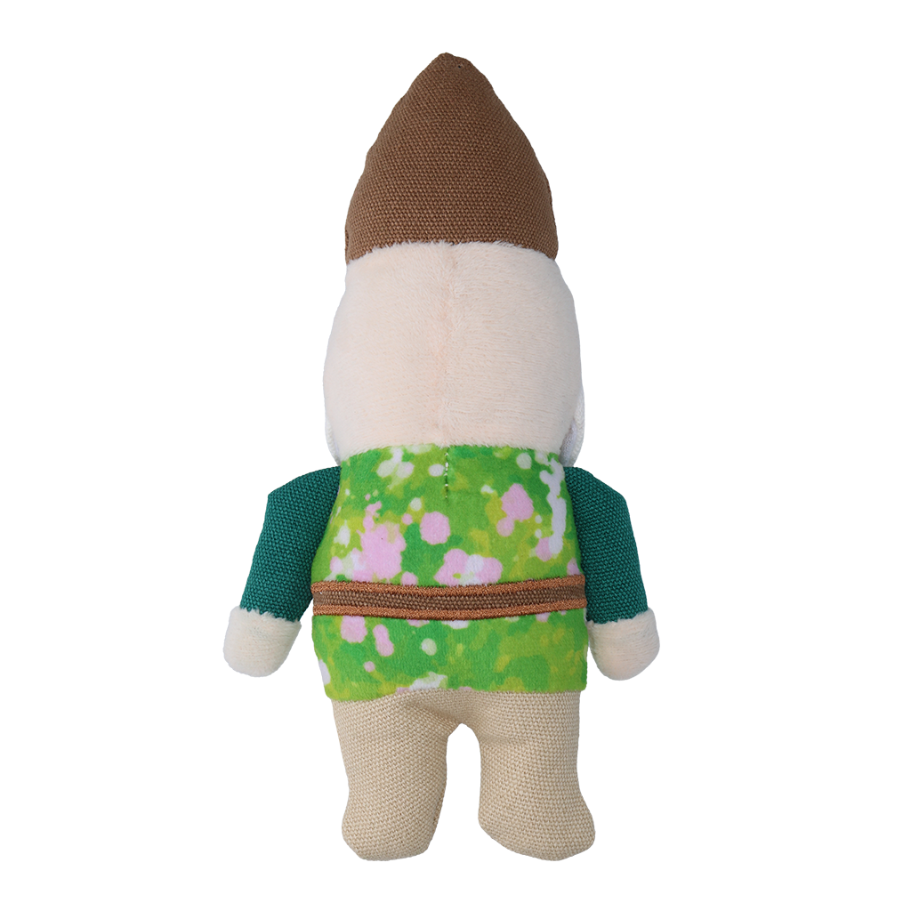 Garden Paws Garden Gnome Smirking Steve S - Speelgoed voor Honden - afbeelding 3