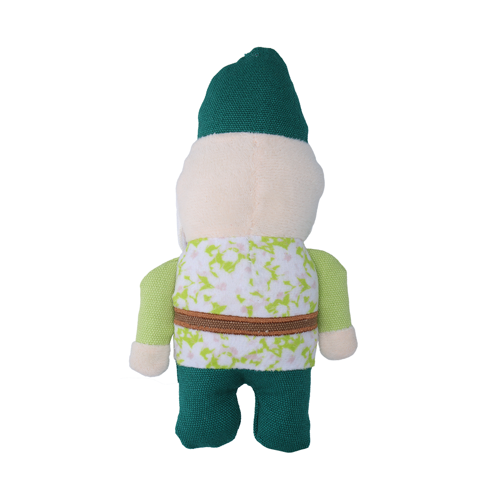 Garden Paws Garden Gnome Gentle George S - Speelgoed voor Honden - afbeelding 2