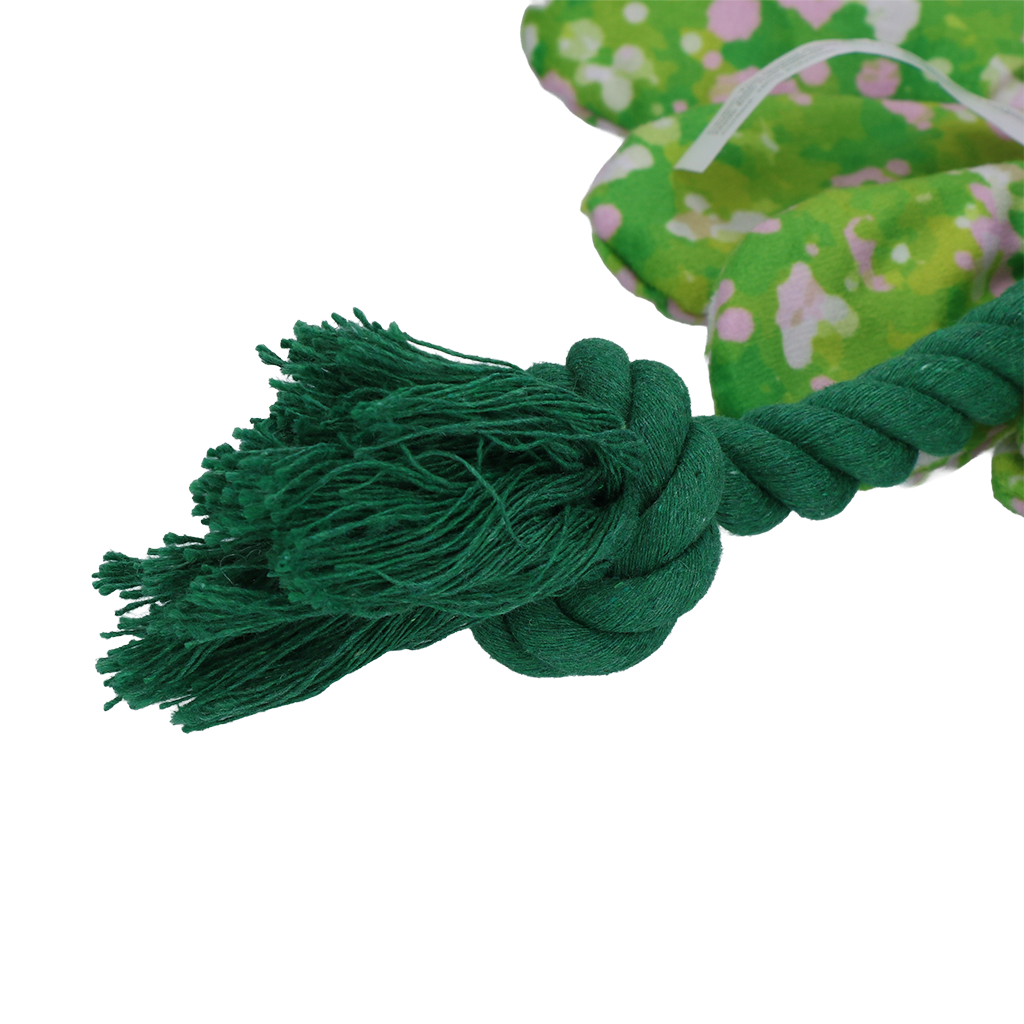 Garden Paws Flower Speelgoed M - Bloem met Touw en Gerecyclede Bloemblaadjes - afbeelding 4