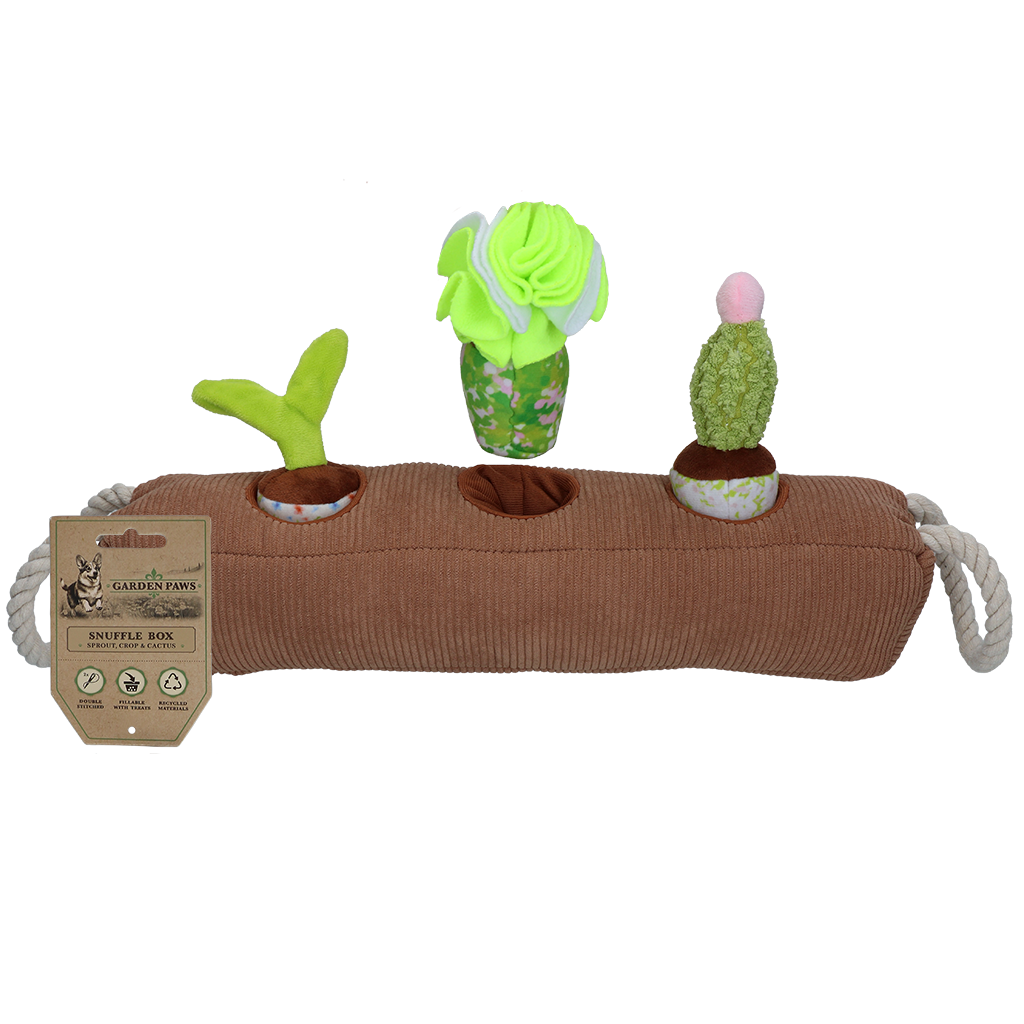 Garden Paws Snuffle Box Sprout, Crop & Cactus - Speelgoed voor Honden - afbeelding 1