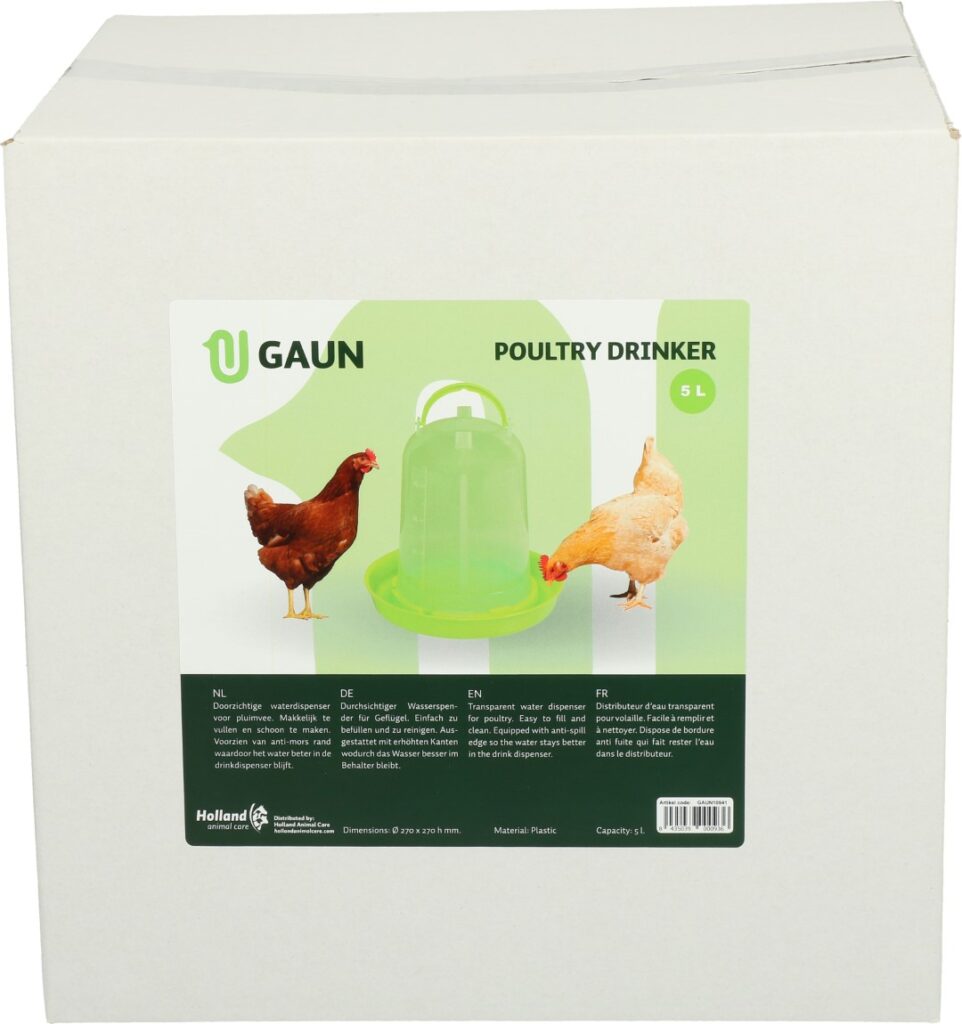 Gaun Pluimvee Drinktoren Limoengroen 5 l - afbeelding 4
