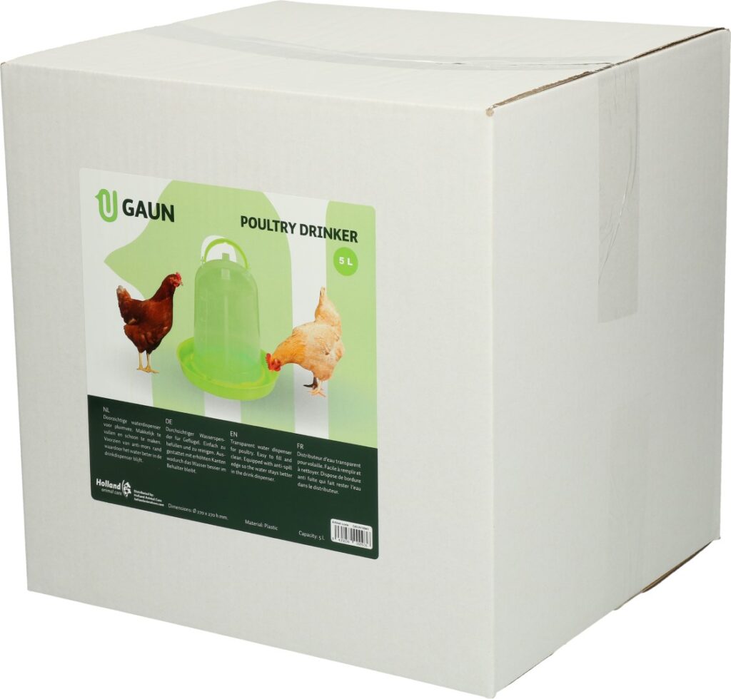 Gaun Pluimvee Drinktoren Limoengroen 5 l - afbeelding 3