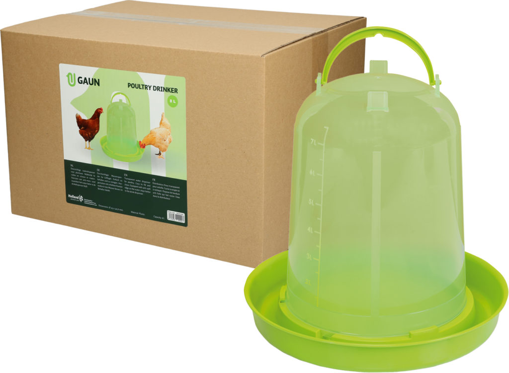 Gaun Pluimvee Drinktoren Limoengroen 8 l - afbeelding 1