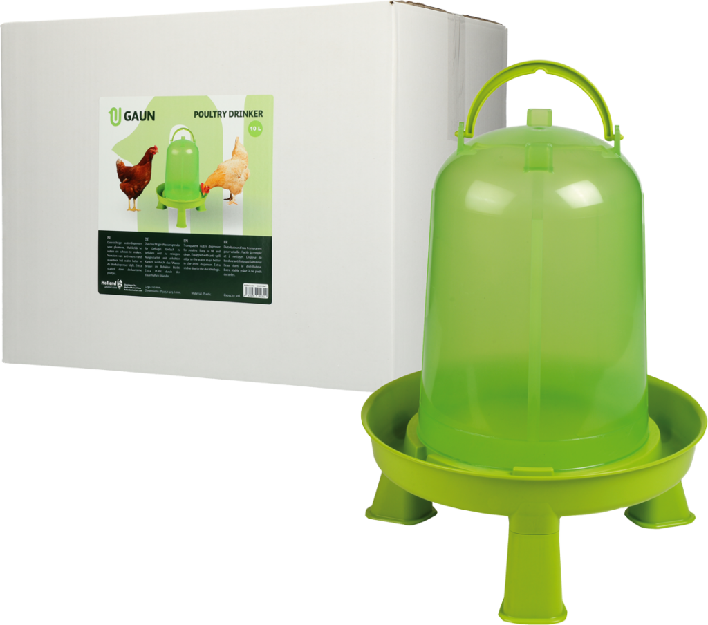 Gaun Pluimvee Drinktoren op Pootjes Limoengroen 10 l - afbeelding 1