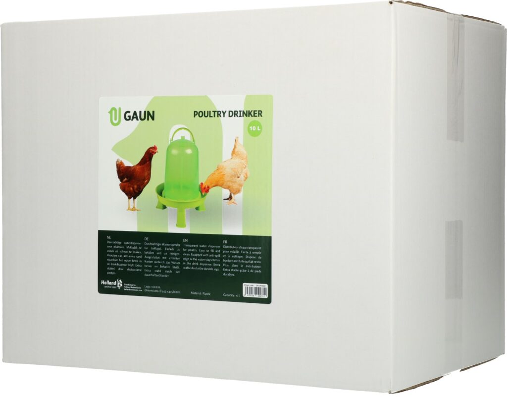 Gaun Pluimvee Drinktoren op Pootjes Limoengroen 10 l - afbeelding 3