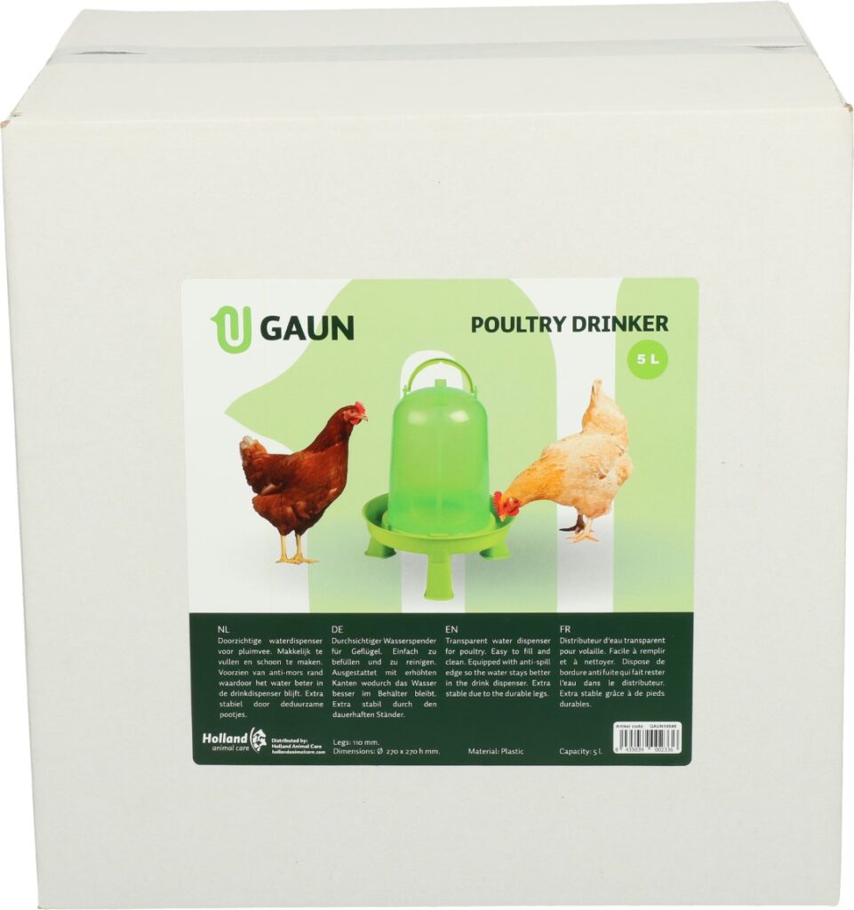Gaun Pluimvee Drinktoren op Pootjes Limoengroen 5 l - afbeelding 4