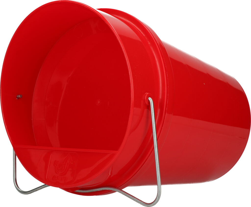 Gaun Pluimvee Drinkemmer Kunststof 6 l Rood - afbeelding 3