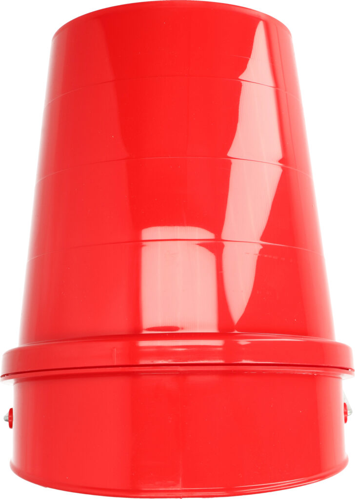 Gaun Pluimvee Drinkemmer Kunststof 6 l Rood - afbeelding 6