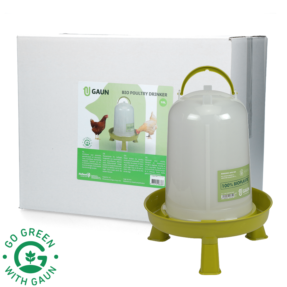 Gaun Pluimvee Drinktoren op Pootjes Bio Limoengroen 10 l