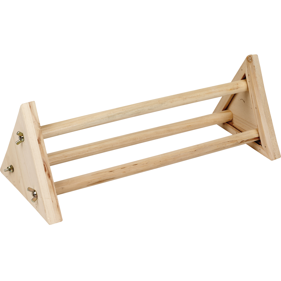 Gaun Pluimvee Kuikenzitstok - Houten Zitstok voor Kuikens 43 x 15,7 x 15 cm