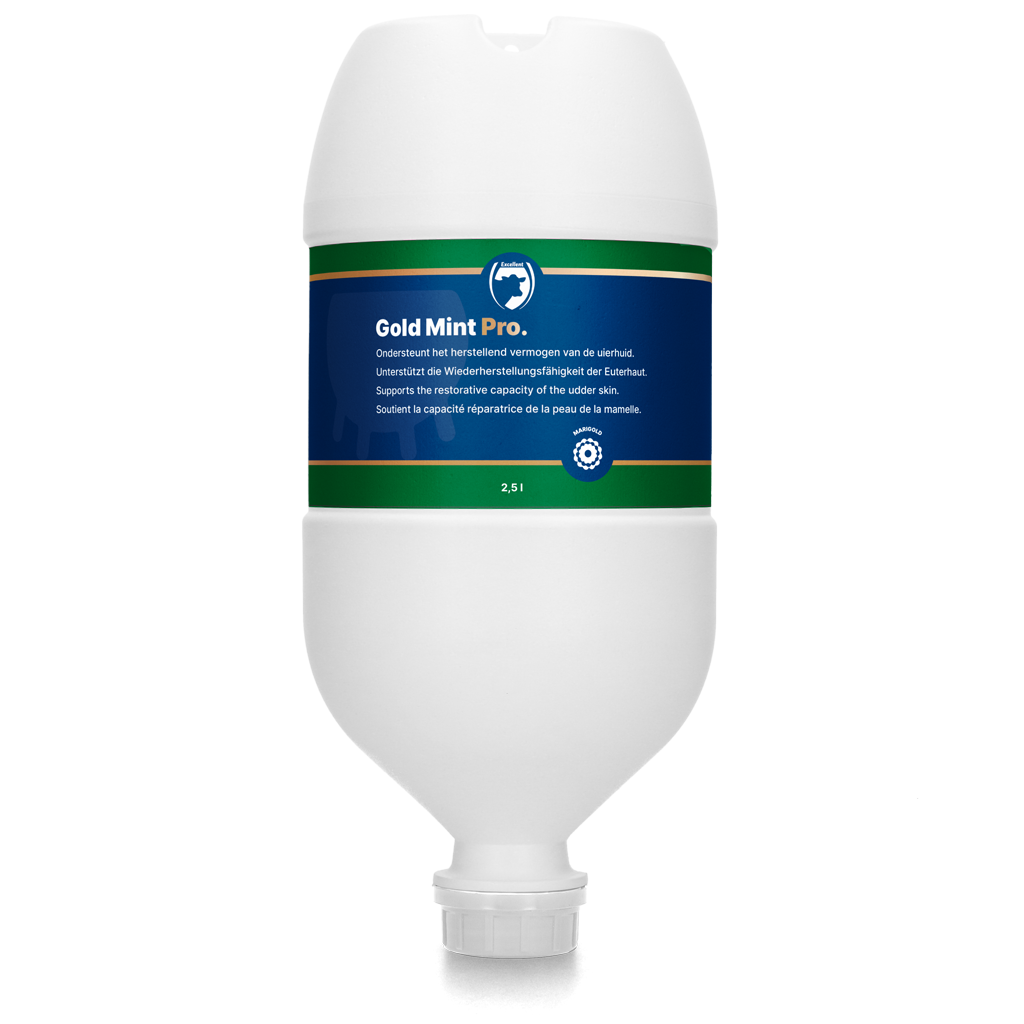 Excellent Gold Mint Pro Hangtube 2,5 l - Uierverzorging voor Melkkoeien - afbeelding 1