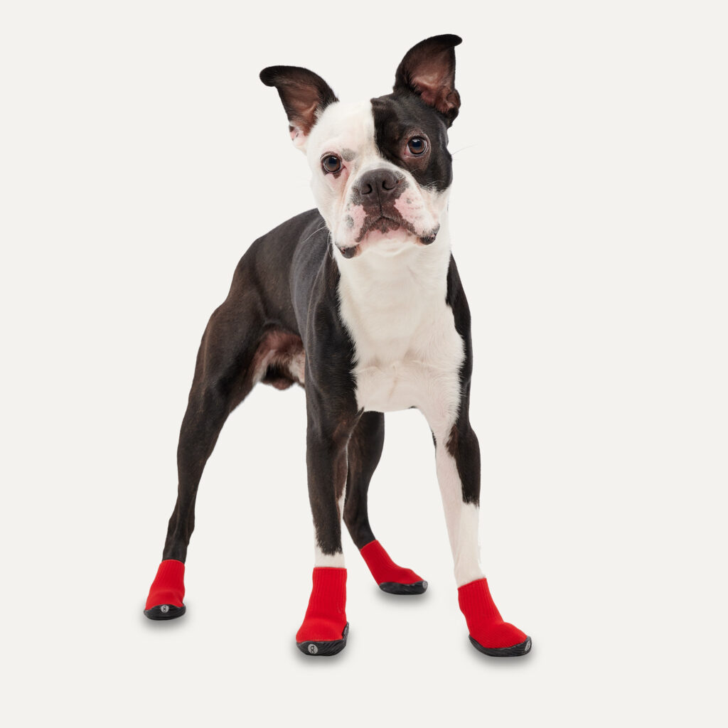 Goo-eez Dog Boots Ultras 2 Per Pack M Rood/Zwart - afbeelding 3