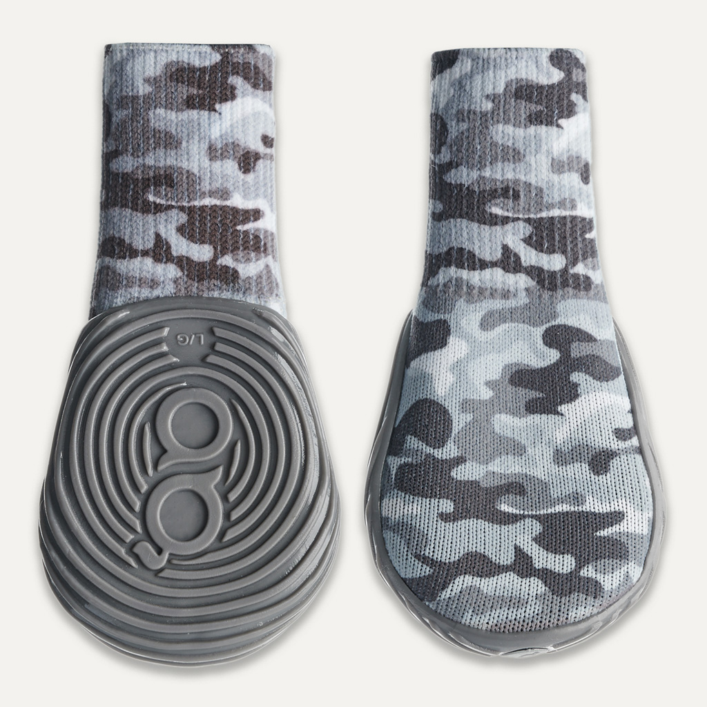 Goo-eez Dog Boots Ultras 2 Per Pack XS Camo/Grijs - afbeelding 1
