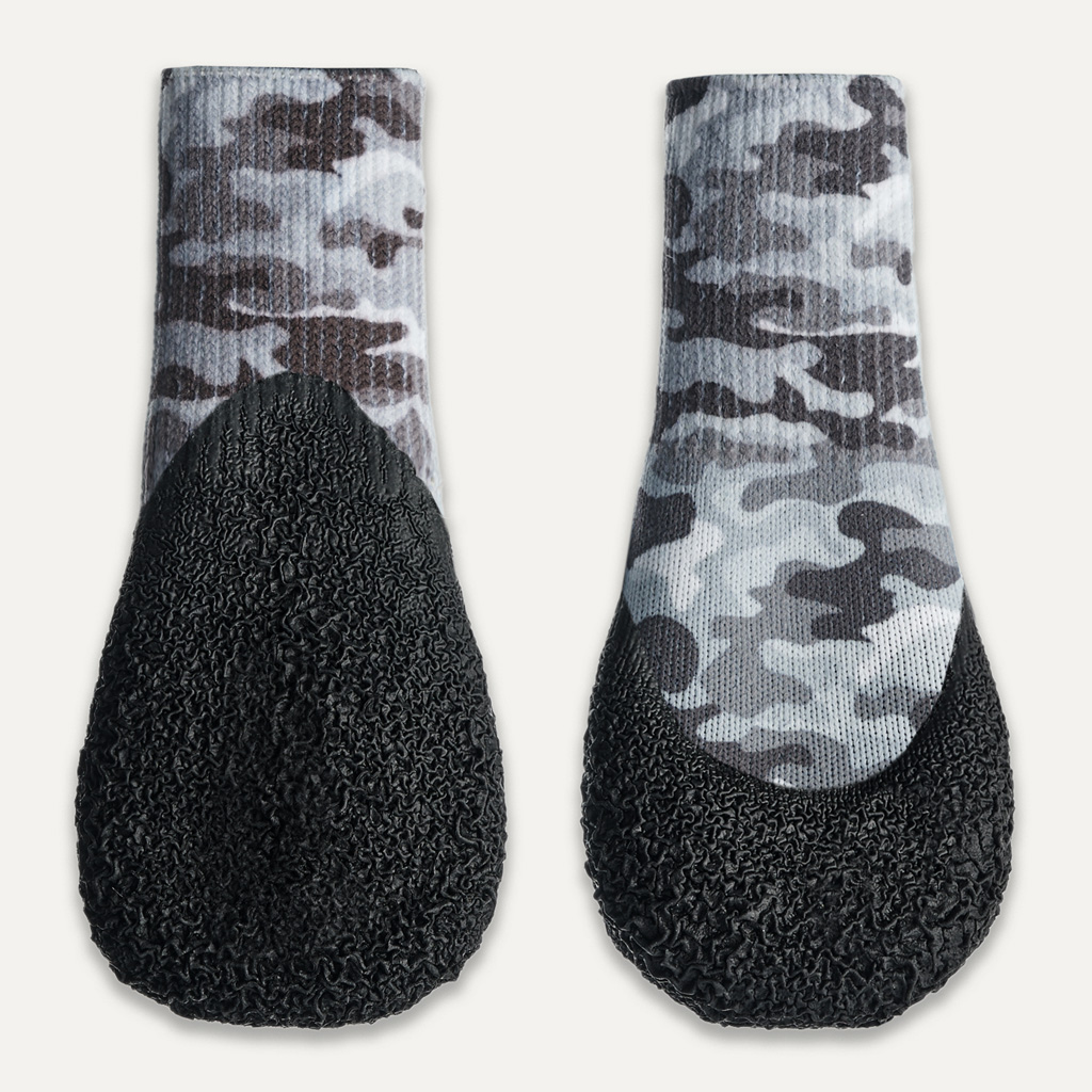 Goo-eez Dog Boots Lites 4 Per Pack S Camo/Zwart - afbeelding 1