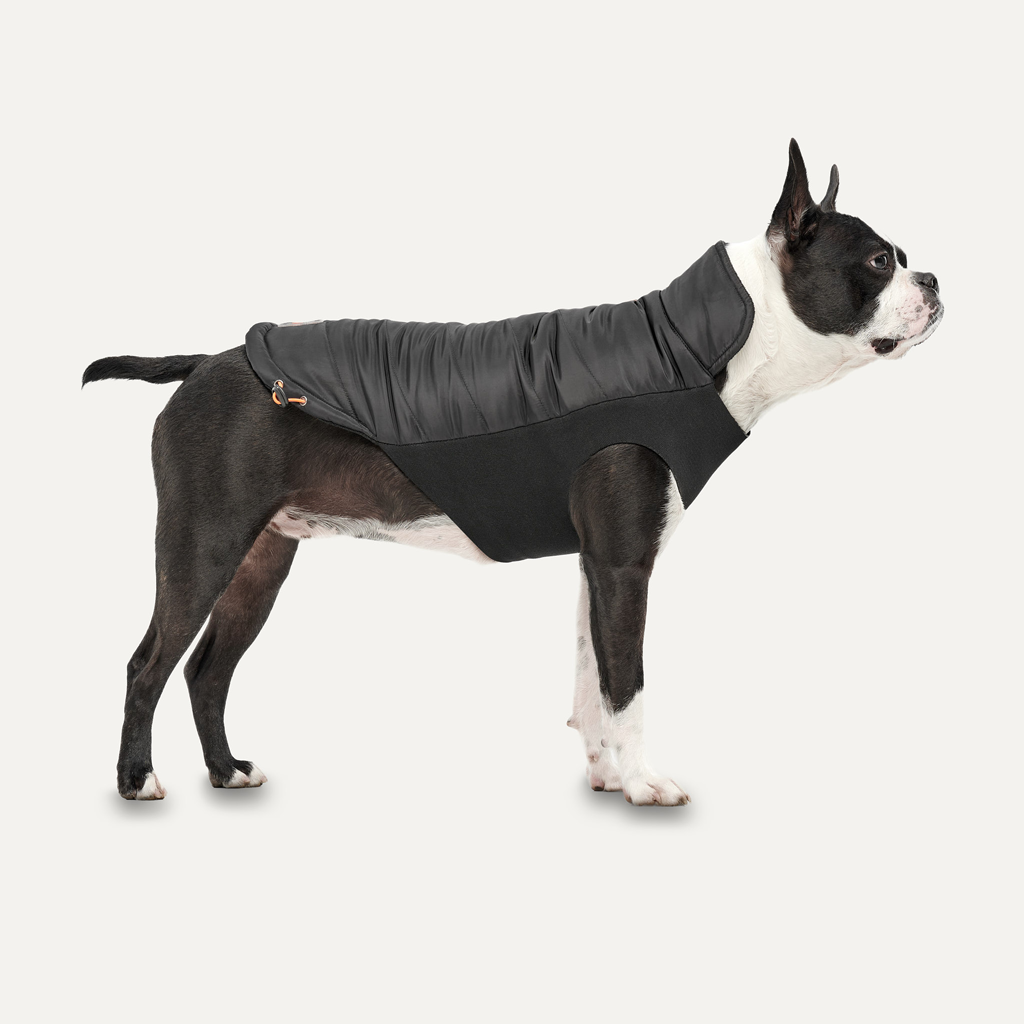 Goo-eez Mock Neck Signature Wrap Jacket XS Zwart - afbeelding 2