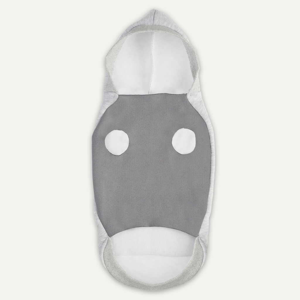Goo-eez Kangaroo Fleece Hoodie XXS Grijs voor Honden - afbeelding 5
