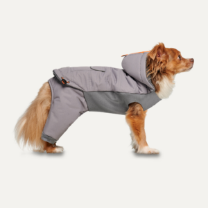 Goo-eez Hooded Full Body Snowsuit M Grijs voor Honden