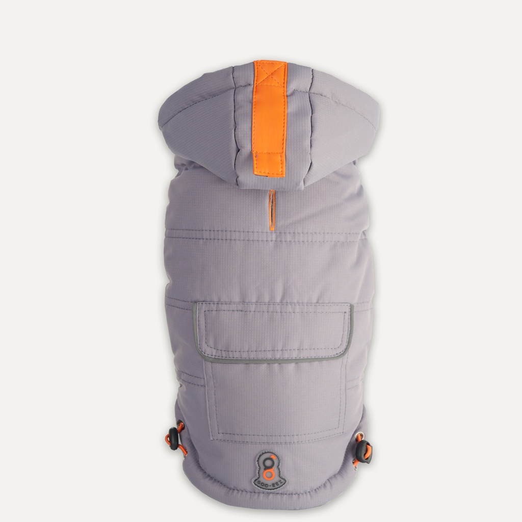 Goo-eez Hooded Full Body Snowsuit XXL Grijs voor Honden - afbeelding 5