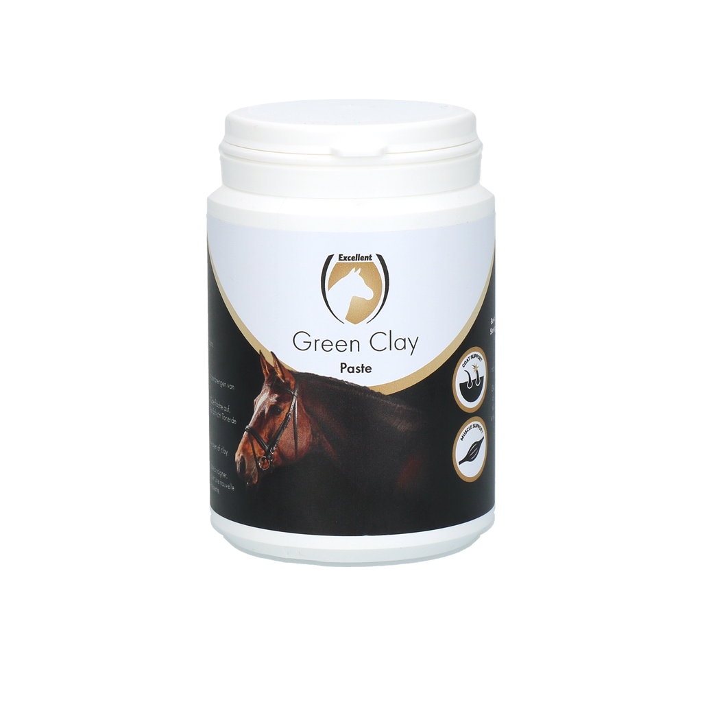 Excellent Horse Green Clay Paste 250 g - Groene leem pasta voor huidverzorging