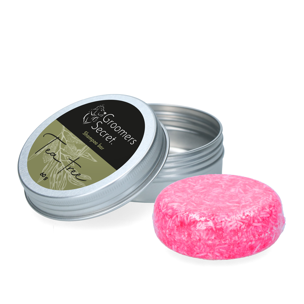 Groomers Secret Shampoo Bar Tea Tree 60 g - Verzorgende Shampoo Bar - afbeelding 1