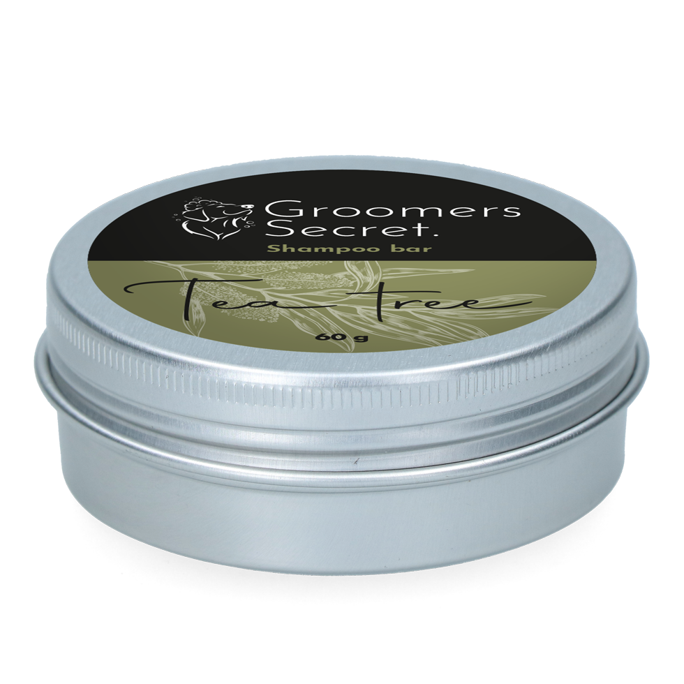Groomers Secret Shampoo Bar Tea Tree 60 g - Verzorgende Shampoo Bar - afbeelding 2