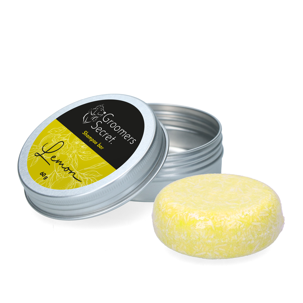 Groomers Secret Shampoo Bar Citroen 60 g - Verzorgende Shampoo voor Honden - afbeelding 1
